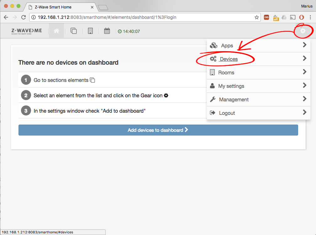 Zwave metering into Node-red